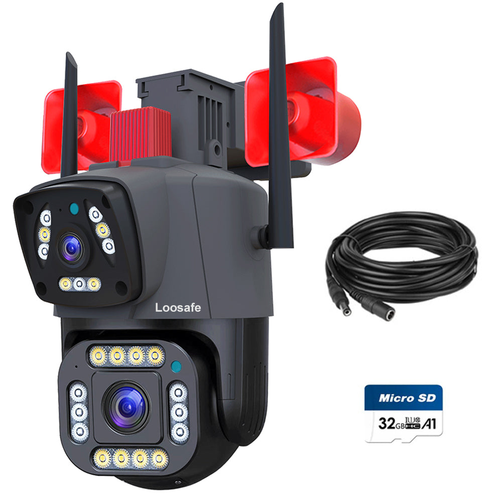Camera de Supraveghere Dubla Wireless CCTV Loosafe 80XD Siren Pro Camera de Supraveghere Dubla Wireless CCTV Loosafe 80XD Siren Pro